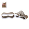 Suvi Modern Cardboard Infinity 2-in-1 Lounge Bed Cat Scratcher with Catnip
