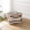 Suvi Modern Cardboard Infinity 2-in-1 Lounge Bed Cat Scratcher with Catnip