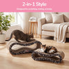Suvi Infinity 2-in-1 Lounge Bed Scratcher with Catnip, Composition Notebook