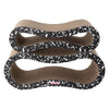 Suvi Infinity 2-in-1 Lounge Bed Scratcher with Catnip, Composition Notebook