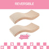 Atlas 17.5" Wave Reversible Cardboard Cat Scratcher, Honey Oat (2 Pack)