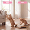 Atlas 17.5" Wave Reversible Cardboard Cat Scratcher, Honey Oat (2 Pack)