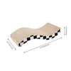 Atlas 17.5" Wave Reversible Cardboard Cat Scratcher, Black Checker (2 Pack)