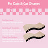 Atlas 17.5" Wave Reversible Cardboard Cat Scratcher, Black (2 Pack)