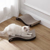 Atlas 17.5" Wave Reversible Cardboard Cat Scratcher, Black (2 Pack)