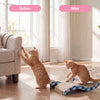 Atlas 17.5" Wave Reversible Cardboard Cat Scratcher, Navy Checker (2 Pack)