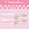 Atlas 17.5" Wave Reversible Cardboard Cat Scratcher, White (2 Pack)