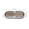 Balla 26” Cardboard Cat Scratcher Lounge Pad with Ball, Frosted Mint