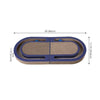 Balla 26” Cardboard Cat Scratcher Lounge Pad with Ball, Navy