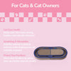 Balla 26” Cardboard Cat Scratcher Lounge Pad with Ball, Navy