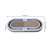 Balla 26” Cardboard Cat Scratcher Lounge Pad with Ball, Sky Blue