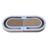 Balla 26” Cardboard Cat Scratcher Lounge Pad with Ball, Sky Blue