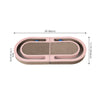 Balla 26” Cardboard Cat Scratcher Lounge Pad with Ball, Blush Pink