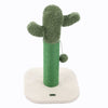Pecos Modern Jute Cactus Cat Scratching Post With Fuzzy Toy