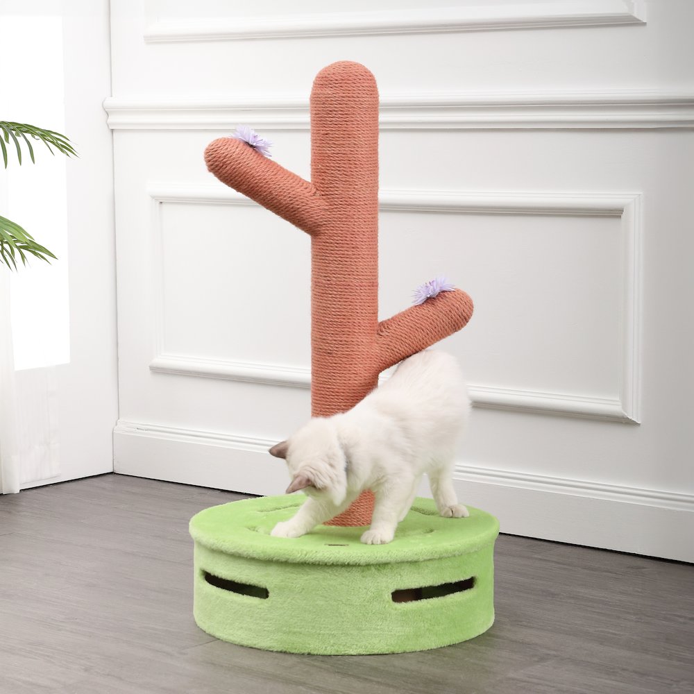 Rosa Modern Jute Cactus Cat Scratching Post