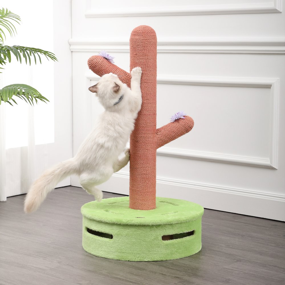 Rosa Modern Jute Cactus Cat Scratching Post