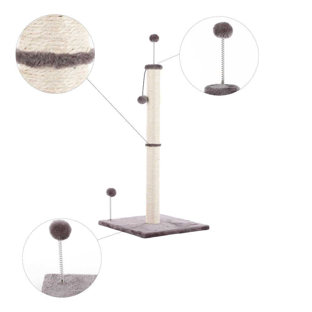 Rylie Farmhouse Sisal Pillar Cat Scratching Post