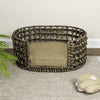 Gigi Modern Bohemian Handwoven Hyacinth Open-Weave Oval Pet Bed