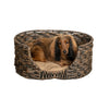 Perri Classic Farmhouse Handwoven Hyacinth Oval Pet Bed
