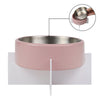 Intersecta  Concrete and Stainless Steel Bowl 16oz (2 Cups) with Metal Stand