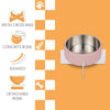 Intersecta  Concrete and Stainless Steel Bowl 16oz (2 Cups) with Metal Stand