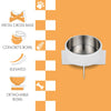 Intersecta  Concrete and Stainless Steel Bowl 16oz (2 Cups) with Metal Stand