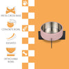 Intersecta  Concrete and Stainless Steel Bowl 16oz (2 Cups) with Metal Stand