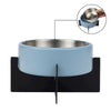 Intersecta  Concrete and Stainless Steel Bowl 16oz (2 Cups) with Metal Stand