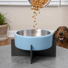 Intersecta  Concrete and Stainless Steel Bowl 16oz (2 Cups) with Metal Stand