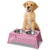Serenity 6.9"  Elevated Wicker Pet Feeder with 18oz (2.2 Cups) 2-Stainless