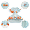 Arlo Adjustable Soft Padded No Pull Pet Harness with 3 Buckles and 3 Leash Clips