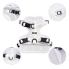 Arlo Adjustable Soft Padded No Pull Pet Harness with 3 Buckles and 3 Leash Clips