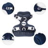 Arlo Adjustable Soft Padded No Pull Pet Harness with 3 Buckles and 3 Leash Clips