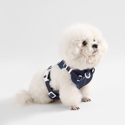 Arlo Adjustable Soft Padded No Pull Pet Harness with 3 Buckles and 3 Leash Clips