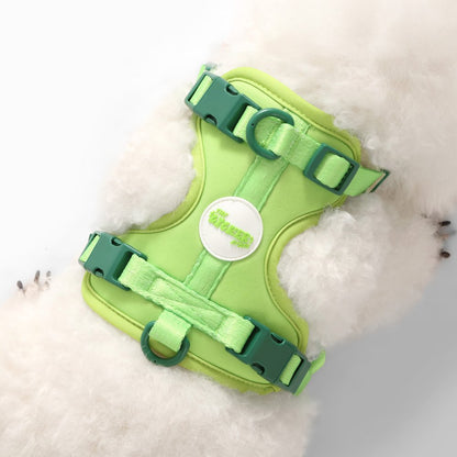 Arlo Adjustable Soft Padded No Pull Pet Harness with 3 Buckles and 3 Leash Clips