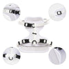 Arlo Adjustable Soft Padded No Pull Pet Harness with 3 Buckles and 3 Leash Clips