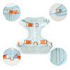 Arlo Adjustable Soft Padded No Pull Pet Harness with 3 Buckles and 3 Leash Clips