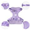 Arlo Adjustable Soft Padded No Pull Pet Harness with 3 Buckles and 3 Leash Clips