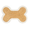 Mires 24 in. x 16 in. Braided Jute Pet Feeding Mat, Ivory/Natural