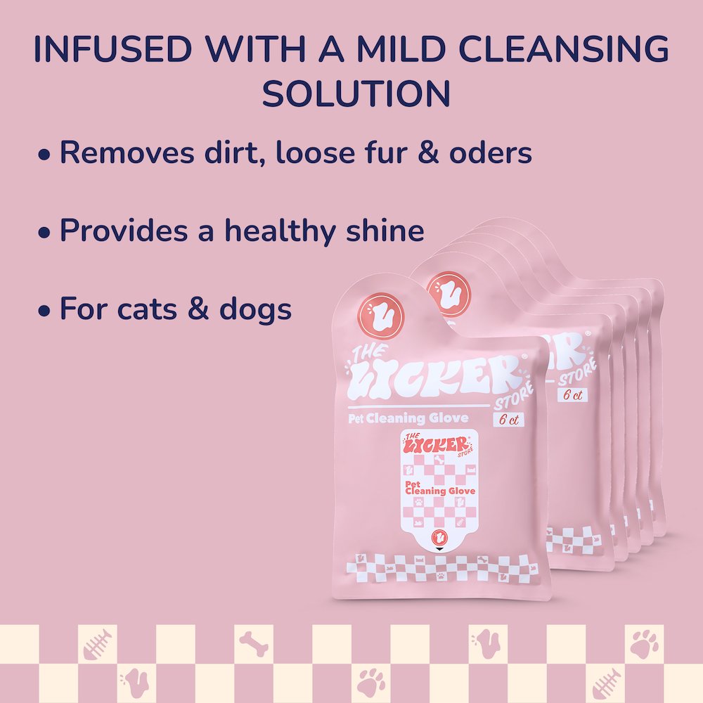 Dog Grooming Soft Glove Hypoallergenic Wipes for Dogs and Cats (36 Count)