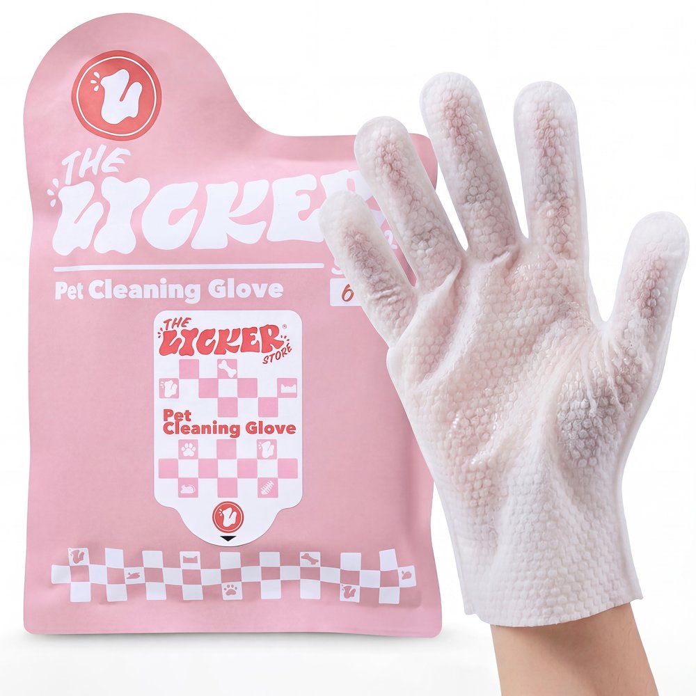 Dog Grooming Soft Glove Hypoallergenic Wipes for Dogs and Cats (6 Count)