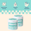 Dog Dental Finger Hypoallergenic Wipes with Aloe Vera (120 Count)