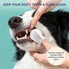 Dog Dental Finger Hypoallergenic Wipes with Aloe Vera (120 Count)