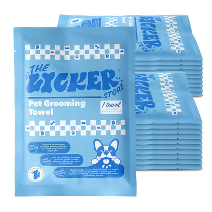 Dog Bath and Grooming Towels - Soft & Ultra-Absorbent (20 Count)
