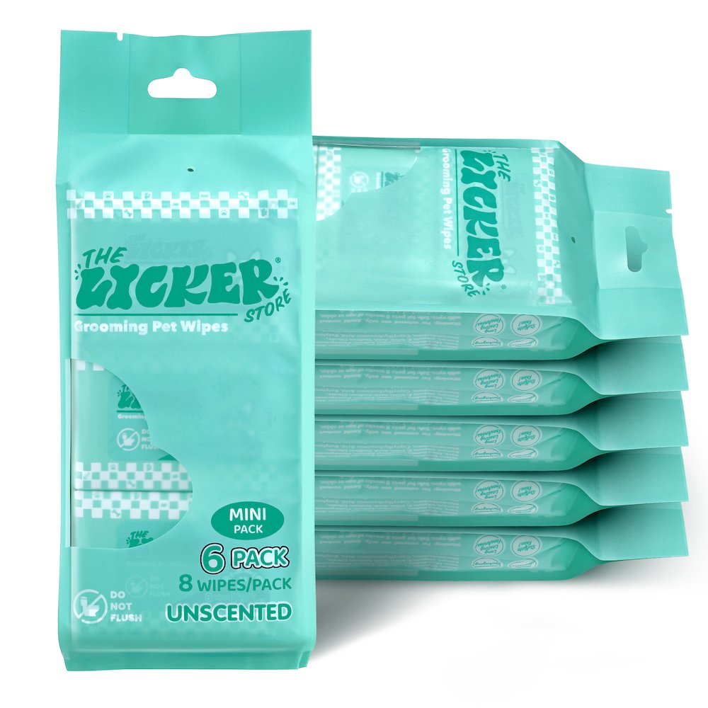 Mini Dog Body Hypoallergenic Wipes with Aloe Vera & Shea Butter (288 Count)