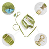 Teddy  Bouclé Adjustable H Harness and Leash Walk Set with Poop Bag Pouch