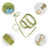 Teddy  Bouclé Adjustable H Harness and Leash Walk Set with Poop Bag Pouch