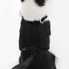 Teddy  Bouclé Adjustable H Harness and Leash Walk Set with Poop Bag Pouch