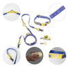 Adjustable 6-in-1 Waterproof Hands-Free Leash and Collar with LED Flashlight