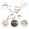 Adjustable 6-in-1 Waterproof Hands-Free Leash and Collar with LED Flashlight